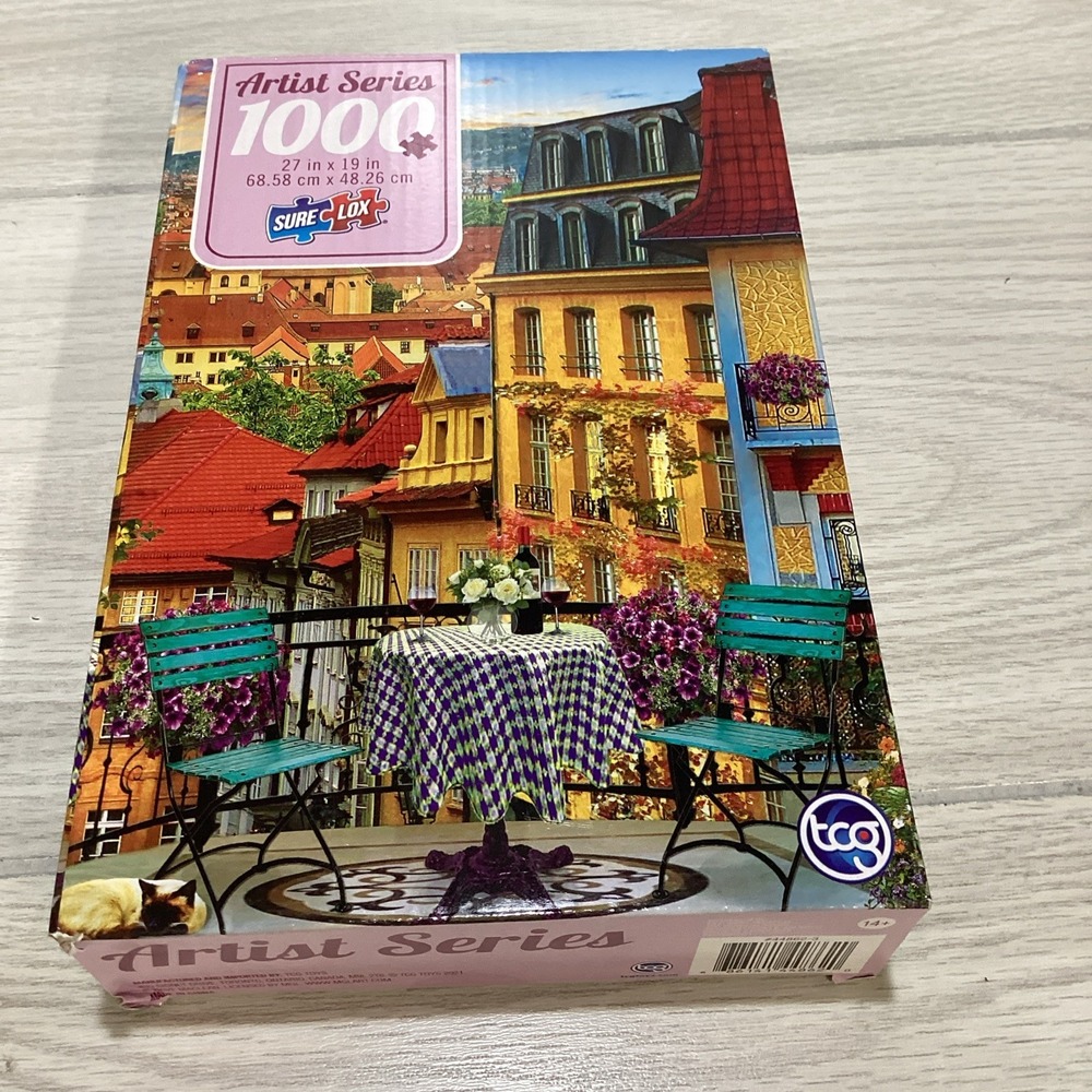 TCG SURELOX 1000 Pieces 27" x 19" Artist Series European Dinner *Factory Sealed*